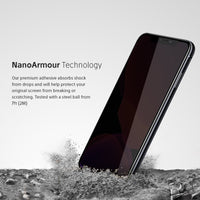 iPhone Xr Privacy Glass NanoArmour Technology